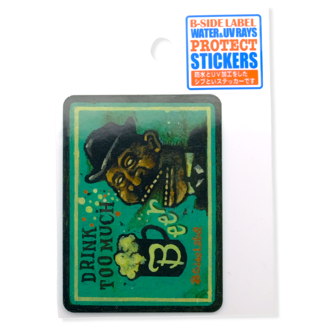 Too Much Beer, Man ✦ B-Side Label Sticker