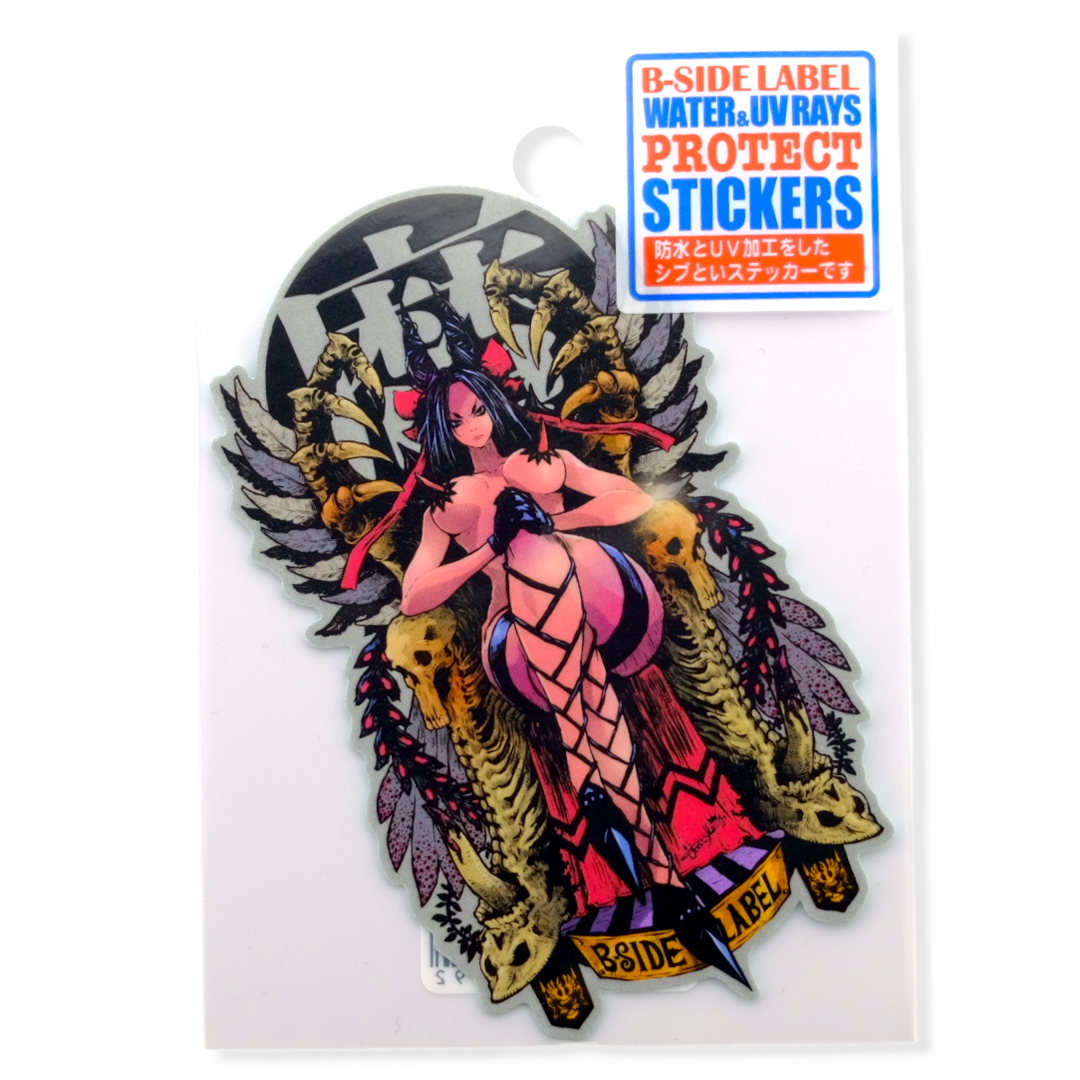 Dark Shrine Maiden ✦ B-Side Label Sticker