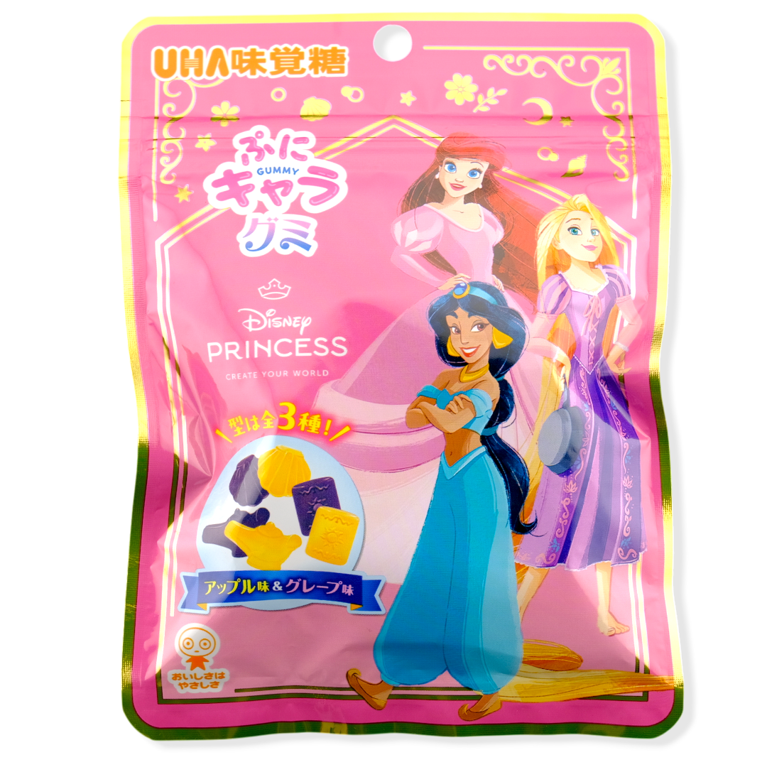 UHA Disney Princess Gummy Bundle ✦ Ariel Rapunzel Jasmine ✦ Japanese Candy