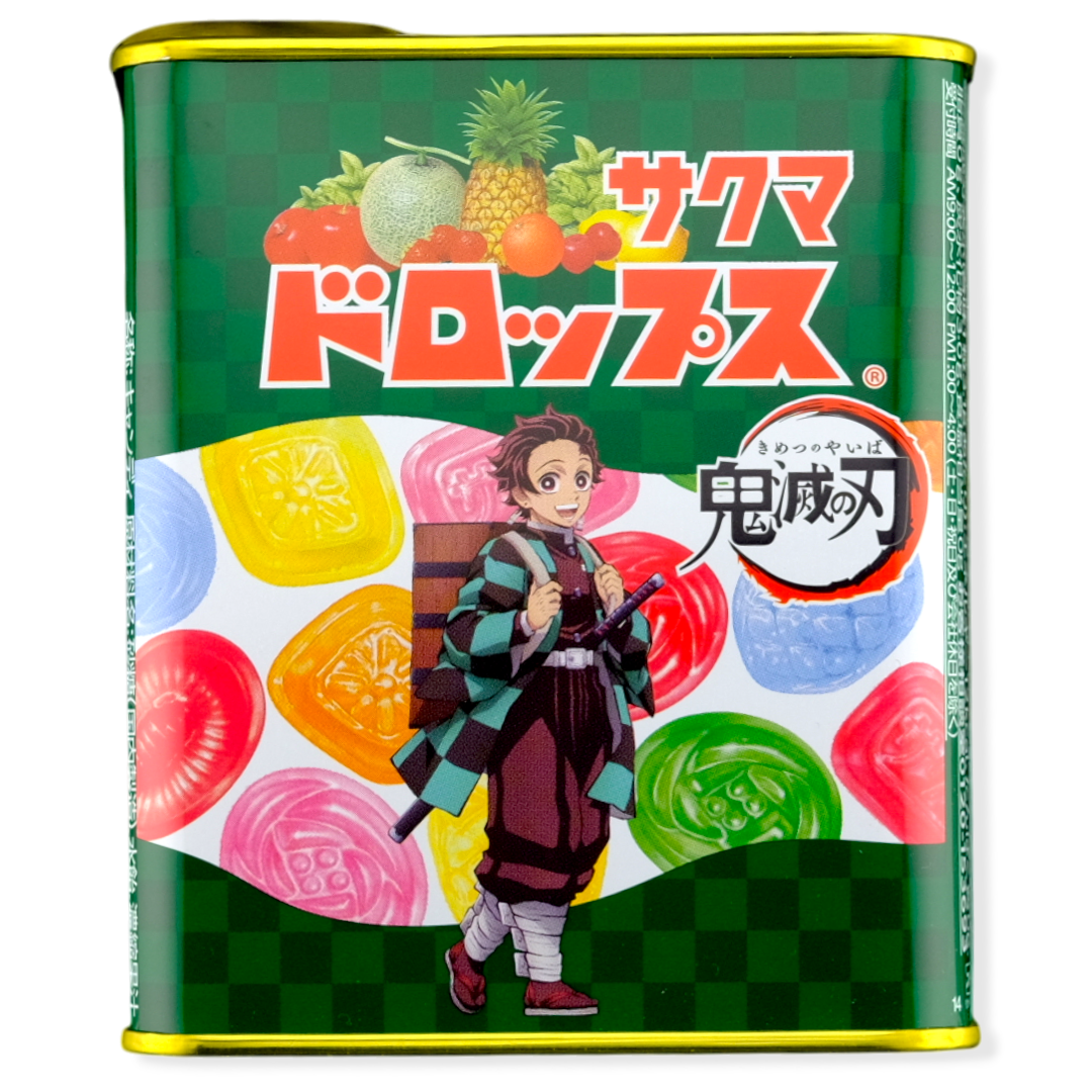 Sakuma Demon Slayer Drops Collectible Tin ✦ Japanese Candy