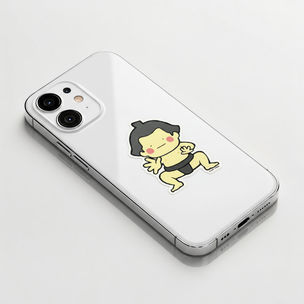 Sumo Wrestler ✦ B-Side Label Sticker
