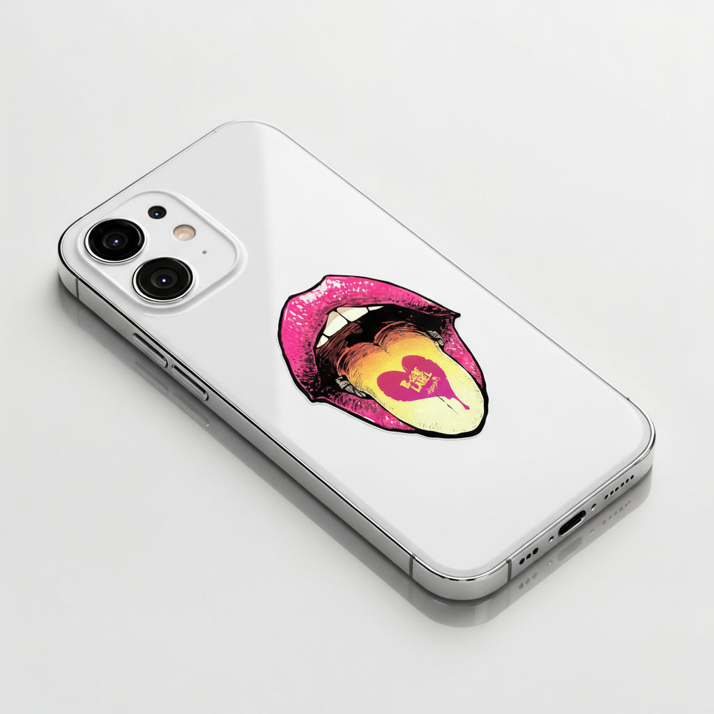 Love Lips Kiss ✦ B-Side Label Sticker