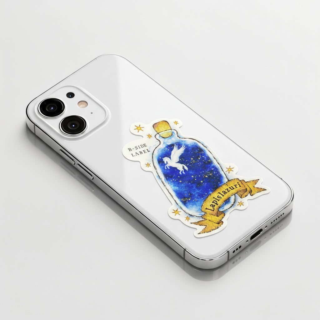 Pegasus Lapis Lazuli Bottle ✦ B-Side Label Sticker