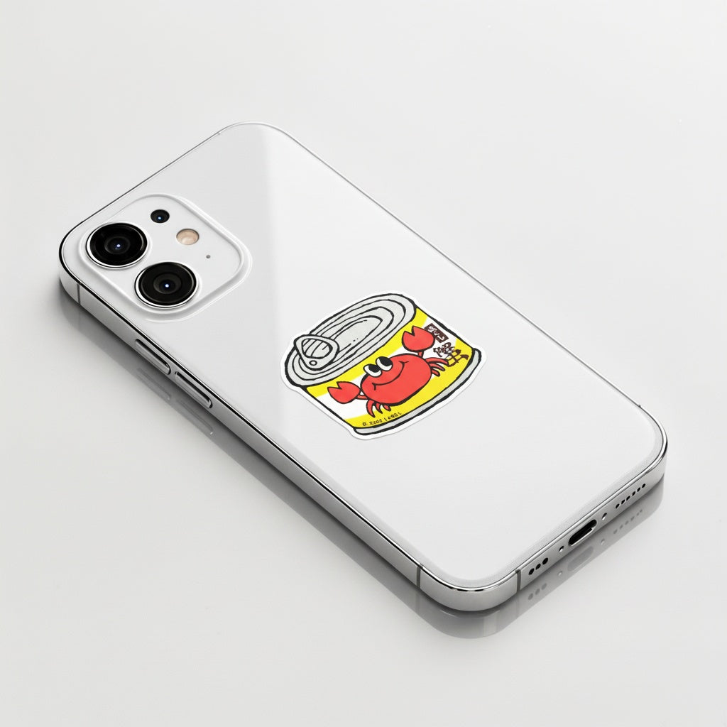 Canned Crabby ✦ B-Side Label Sticker
