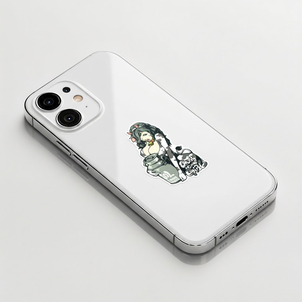 Milk-Maid Girlie ✦ B-Side Label Sticker
