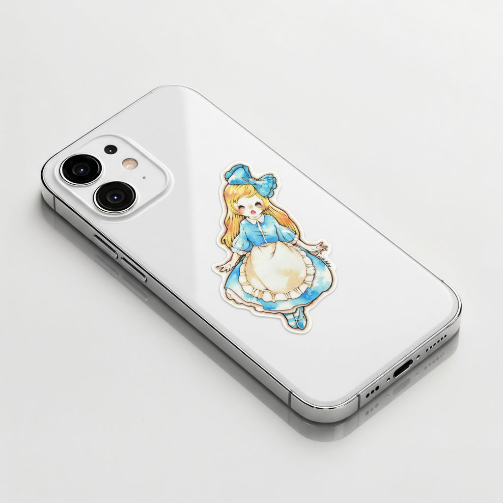 Dreamy Wonderland Girl ✦ B-Side Label Sticker