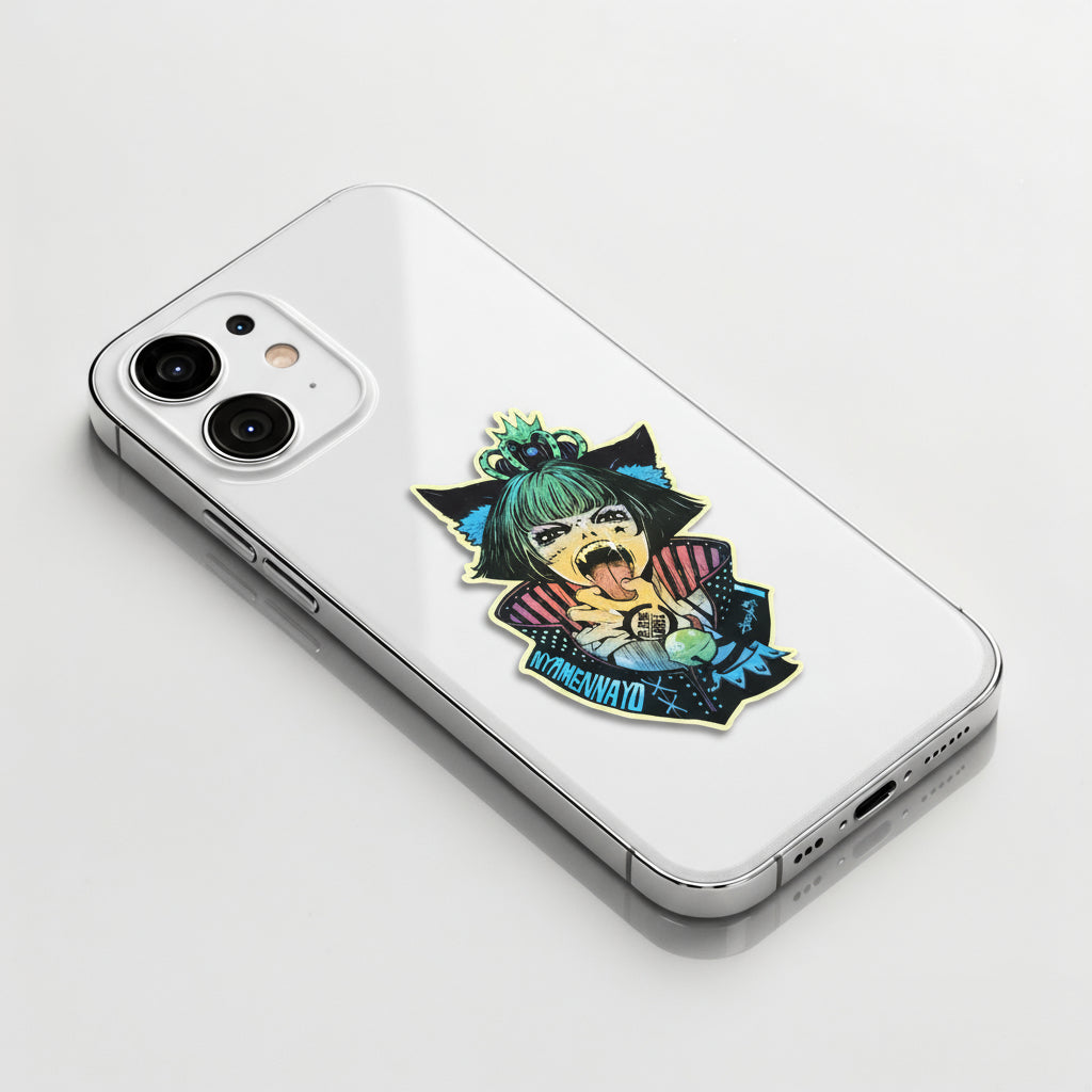 Crazy Cat Queen ✦ B-Side Label Sticker