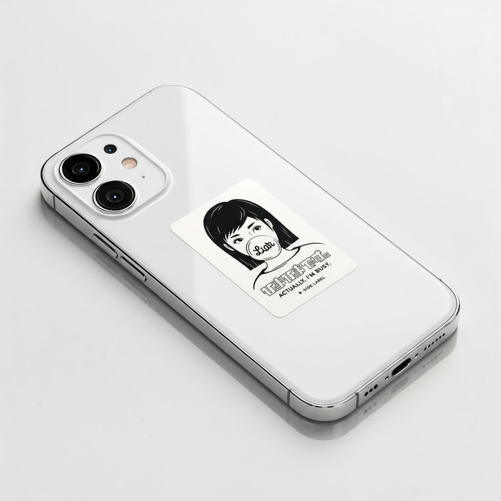 Busy or Free Girlie? ✦ B-Side Label Sticker
