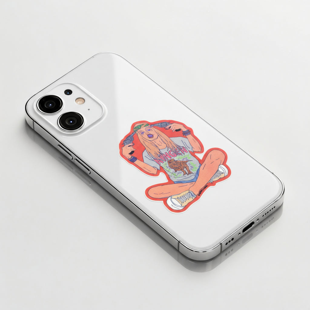 Bandana Rebel Girlie ✦ B-Side Label Sticker