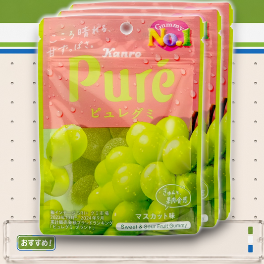 Kanro ✦ Puré Gummy ✦ Muskattraube