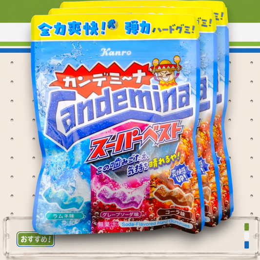 Kanro ✦ Candemina Gummibonbons ✦ Soda Mix