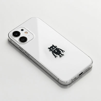 Retro Robot No. 2 ✦ B-Side Label Sticker