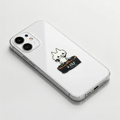 Cute Cat DJ ✦ B-Side Label Sticker