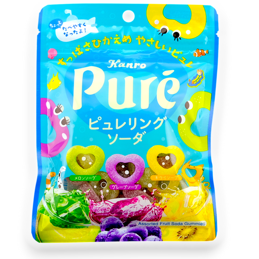 Kanro ✦ Puré Gummy ✦ Mixed Soda