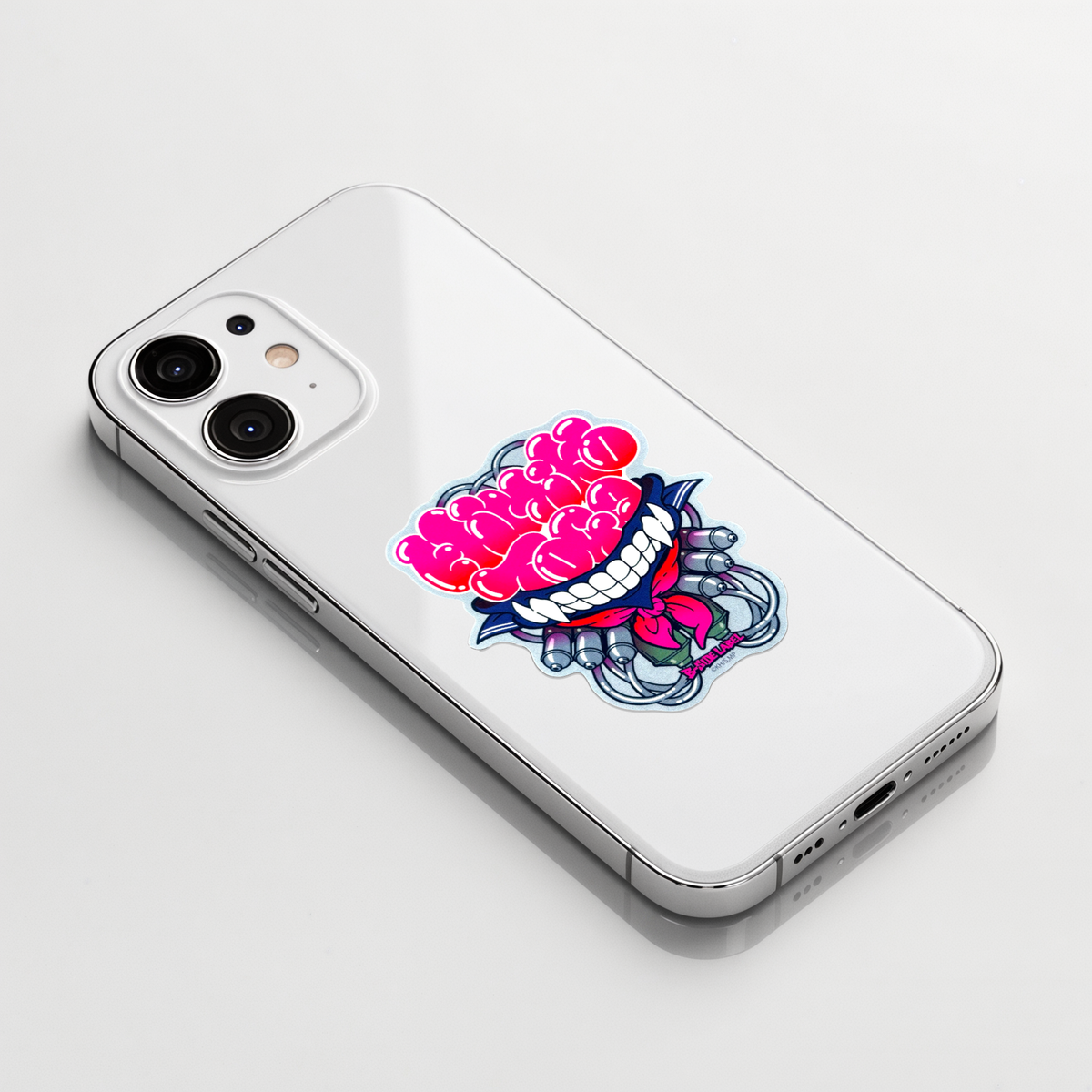 My Hero Academia Togarogo ✦ B-Side Label Sticker on a white iPhone