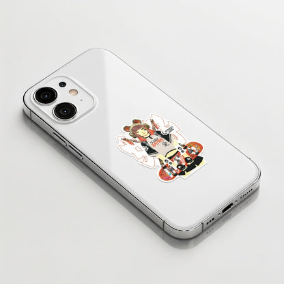Samurai Skater Girlie ✦ B-Side Label Sticker