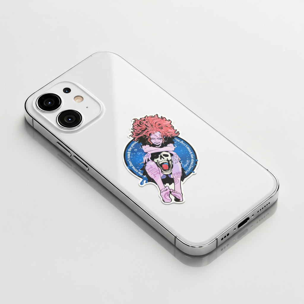 Crazy Virus Girl ✦ B-Side Label Sticker