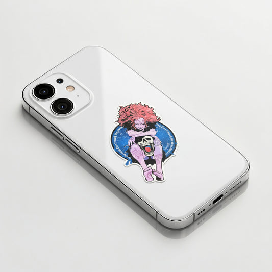 Crazy Virus Girl ✦ B-Side Label Sticker