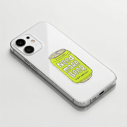 Need More Beer ✦ B-Side Label Sticker