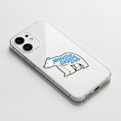 Polar Bear Explorer ✦ B-Side Label Sticker