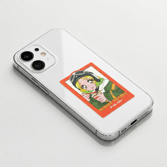 Instant Noodles Girl ✦ B-Side Label Sticker