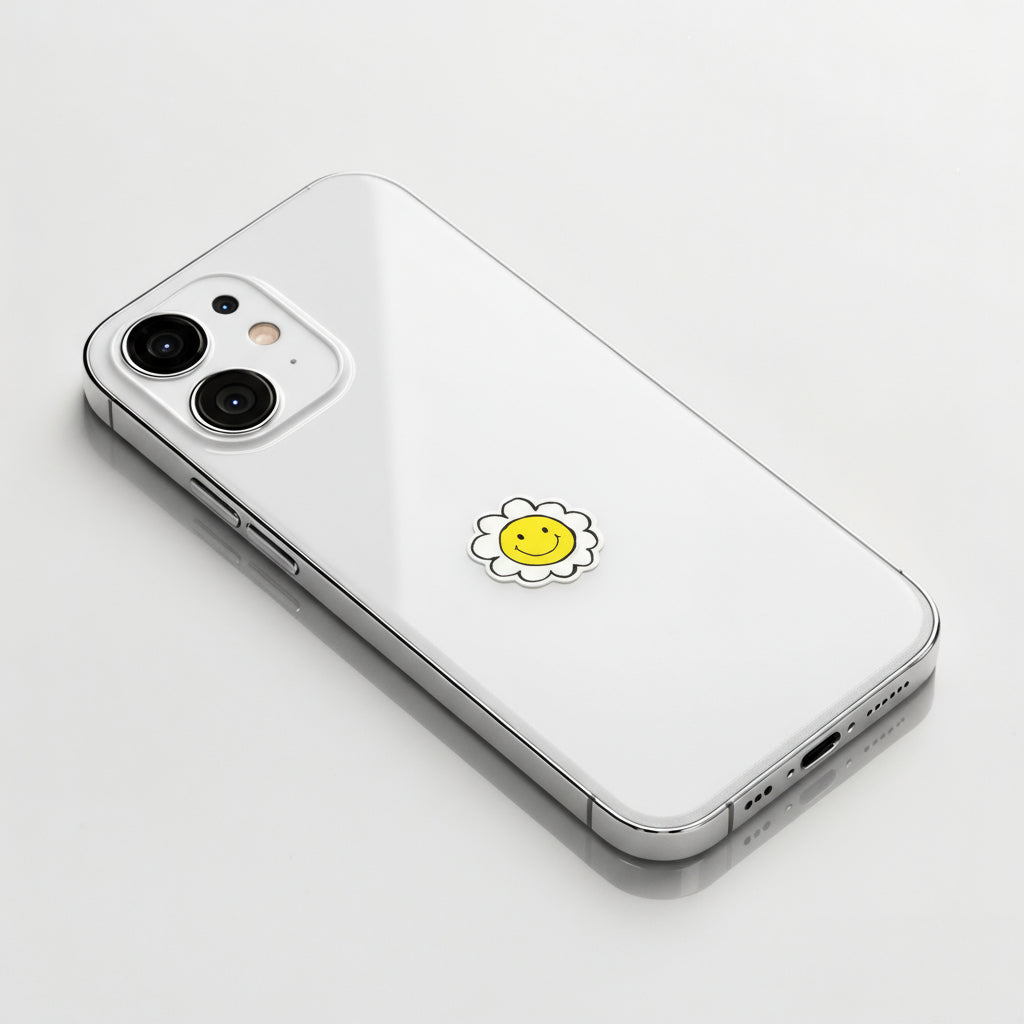 Smiley Flower ✦ B-Side Label Sticker