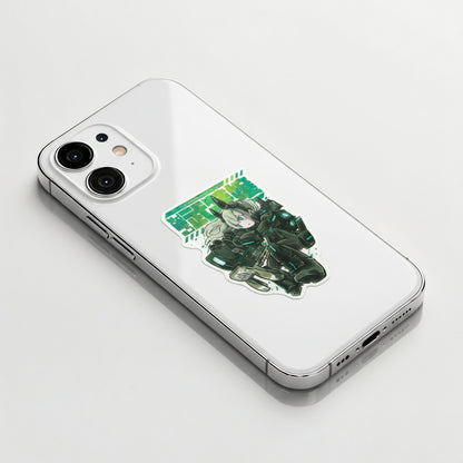 Mecha Girlie ✦ B-Side Label Sticker