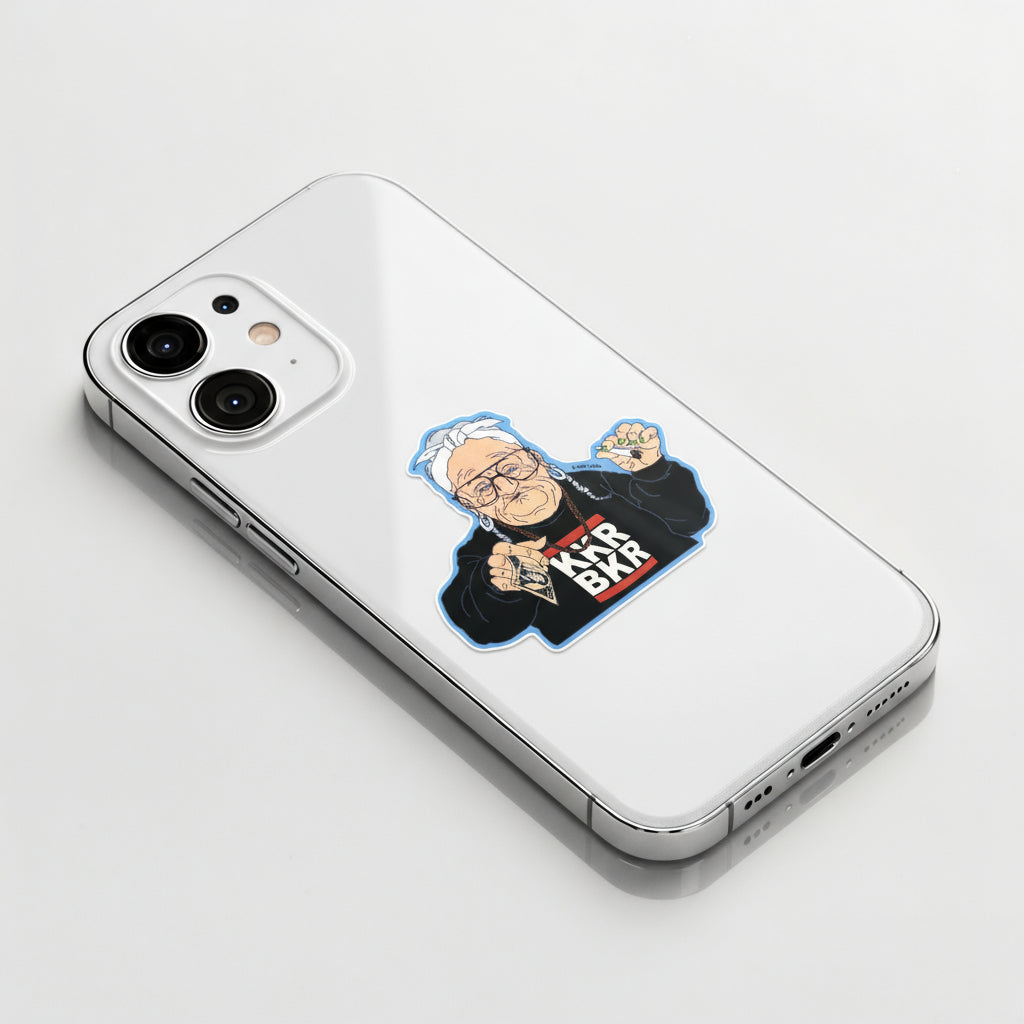 Gangster Grandmother ✦ B-Side Label Sticker