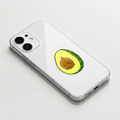 Avocado Cat ✦ B-Side Label Sticker