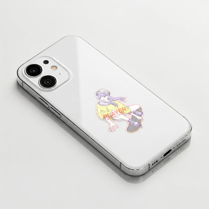 Stylish Skater Girlie ✦ B-Side Label Sticker