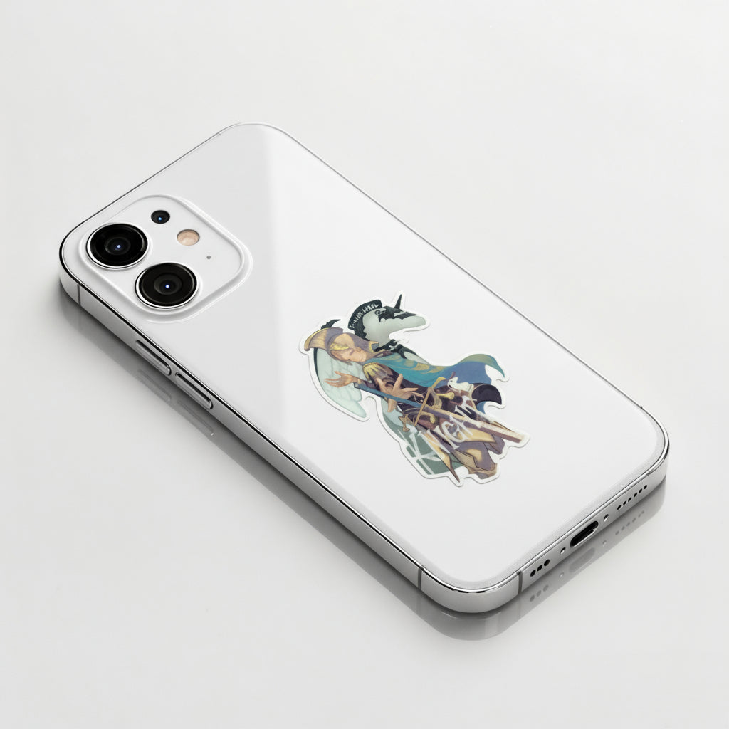 Chess Fantasy Knight ✦ B-Side Label Sticker