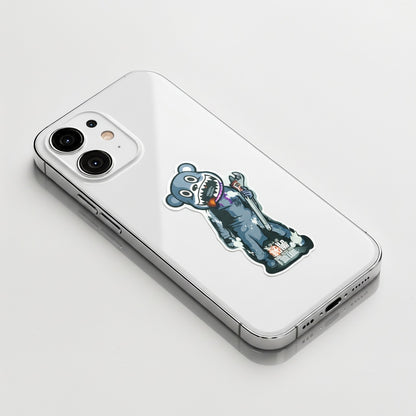 Creepy Mascot Wrench ✦ B-Side Label Sticker