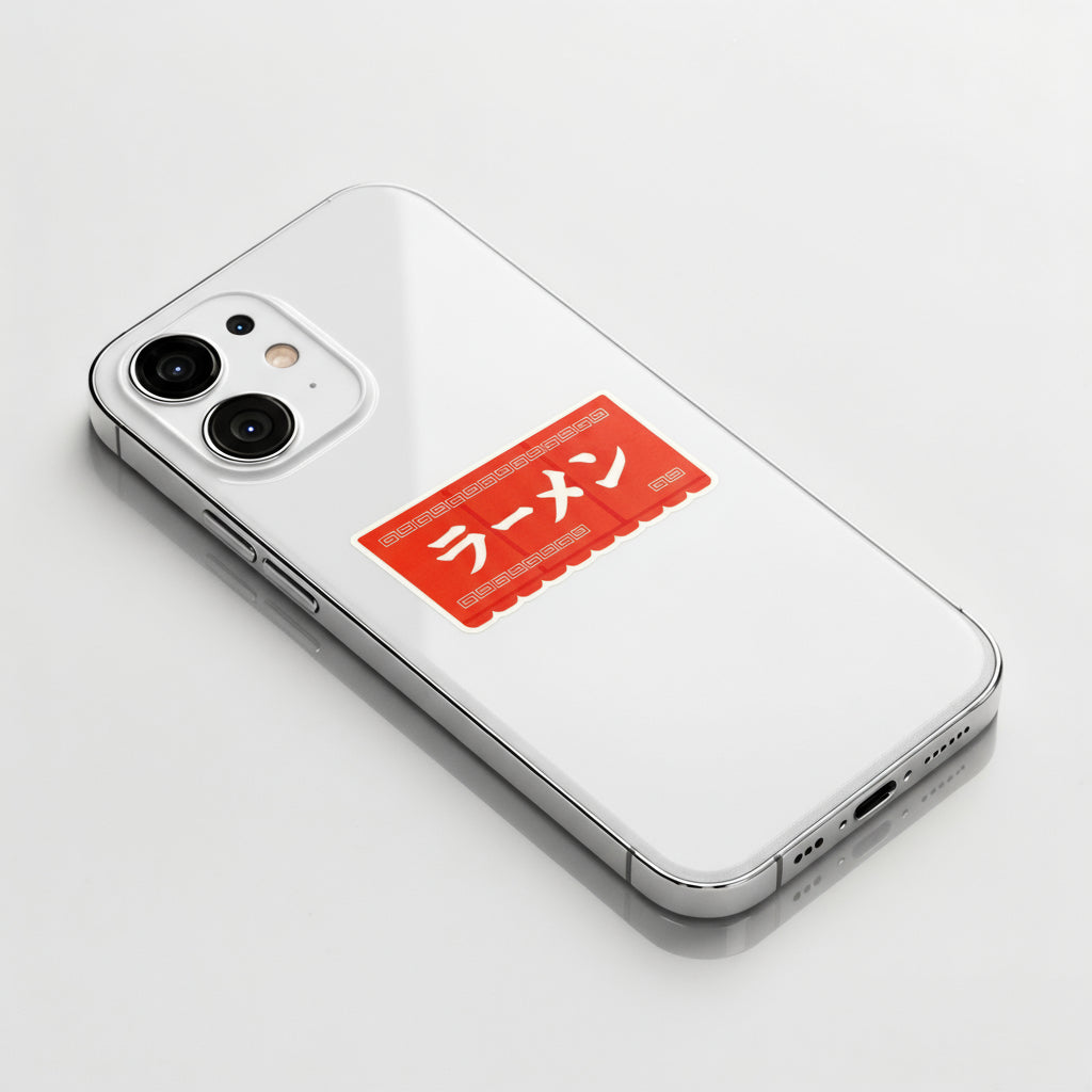 Ramen Shop Sign ✦ B-Side Label Sticker
