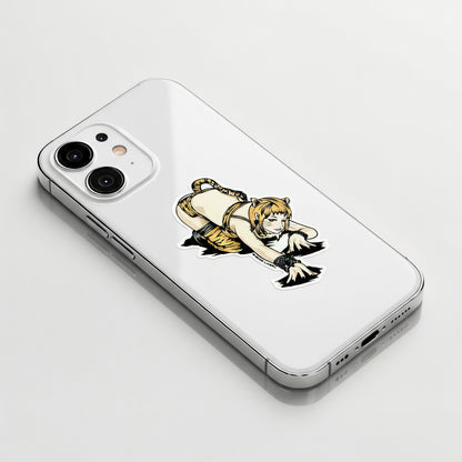 Crouching Tiger Girl ✦ B-Side Label Sticker