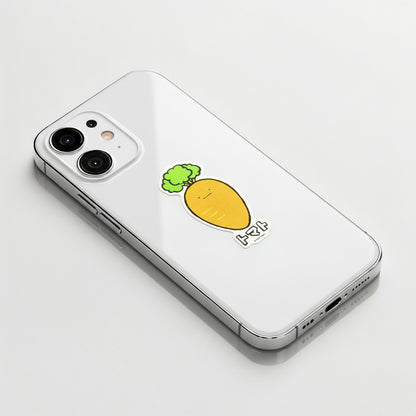 Confused Baby Carrot ✦ B-Side Label Sticker