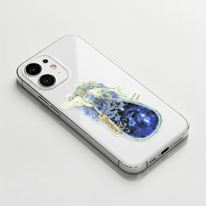 Blue Sapphire Bottle ✦ B-Side Label Sticker