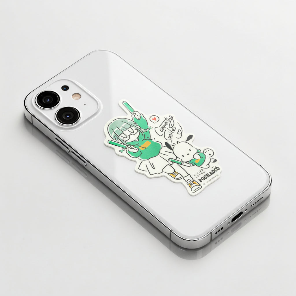 Sanrio Pochacco & Girl ✦ B-Side Label Sticker