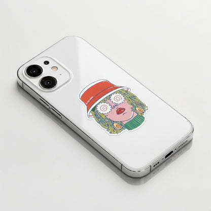 Ramen Bowl Girlie ✦ B-Side Label Sticker
