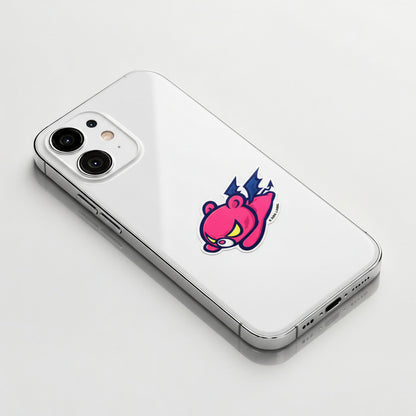Flying Akuma Bear ✦ B-Side Label Sticker
