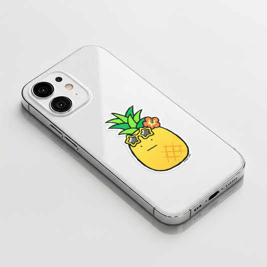 Coole Ananas-Sonnenbrille ✦ B-Side Label Aufkleber