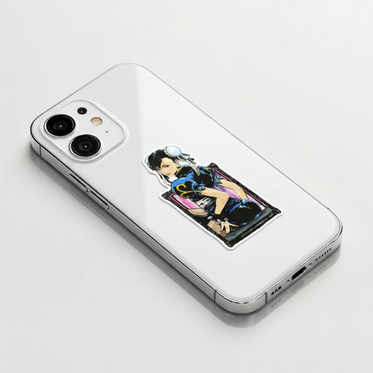 Chun-Li (Back) ✦ B-Side Label Sticker