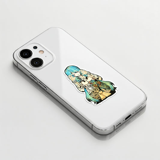 Beautiful Tattooed Mannequin  ✦ B-Side Label Sticker