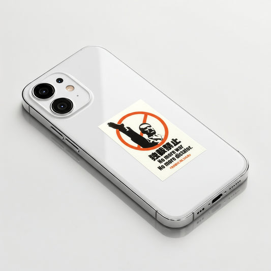 No More Dictator ✦ B-Side Label Sticker