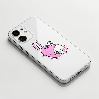 Chill Out Bunny ✦ B-Side Label Sticker