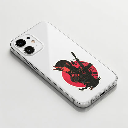 Red Devil Girlie ✦ B-Side Label Sticker