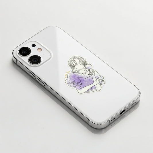 Elegancia Lavanda ✦ Pegatina B-Side Label
