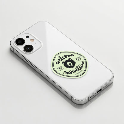 Creepy Mountain Bear ✦ B-Side Label Sticker
