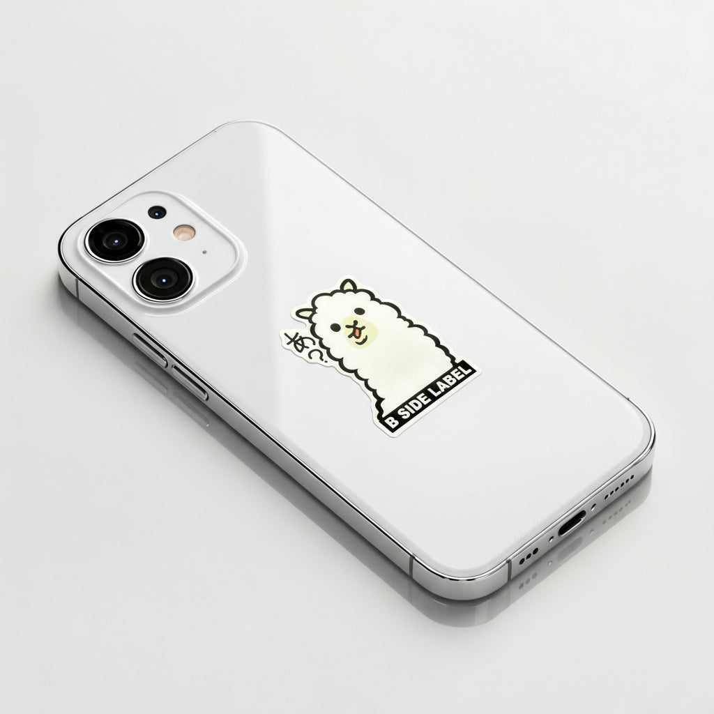 Cute Baby Alpaca ✦ B-Side Label Sticker