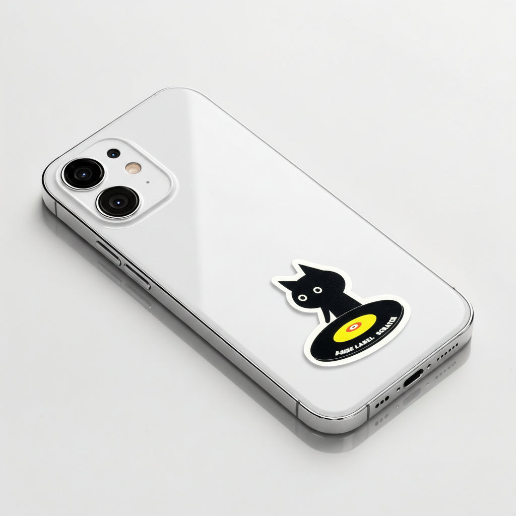 DJ Kitten ✦ B-Side Label Sticker ✦ Japan