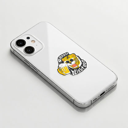 Wild Night Out Tiger ✦ B-Side Label Sticker